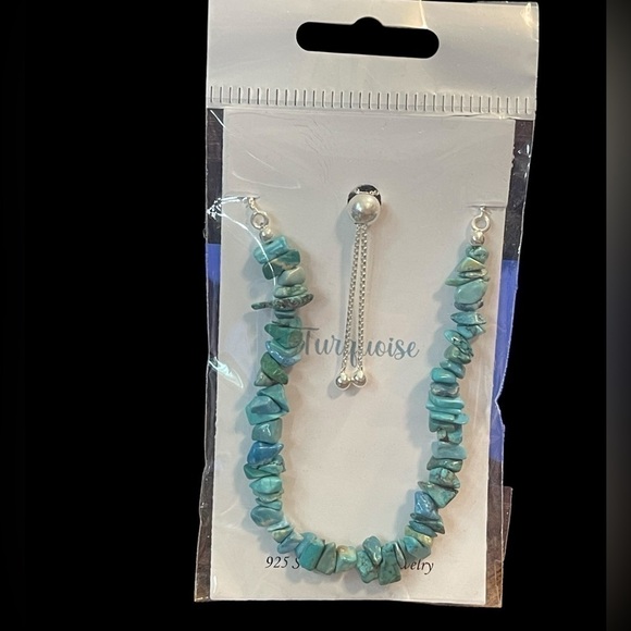 NWT Turquoise Sterling Silver Bolo Bracelet - Picture 1 of 3